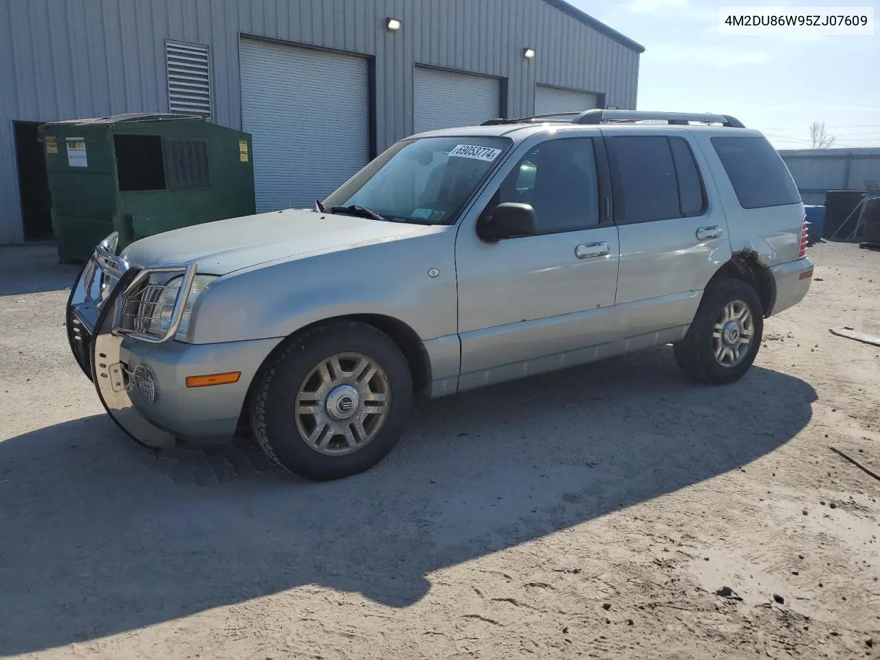 2005 Mercury Mountaineer VIN: 4M2DU86W95ZJ07609 Lot: 69053774