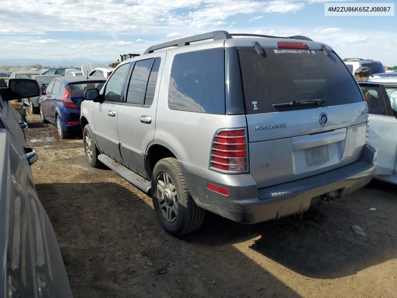 2005 Mercury Mountaineer VIN: 4M2ZU86K65ZJ08087 Lot: 72984094