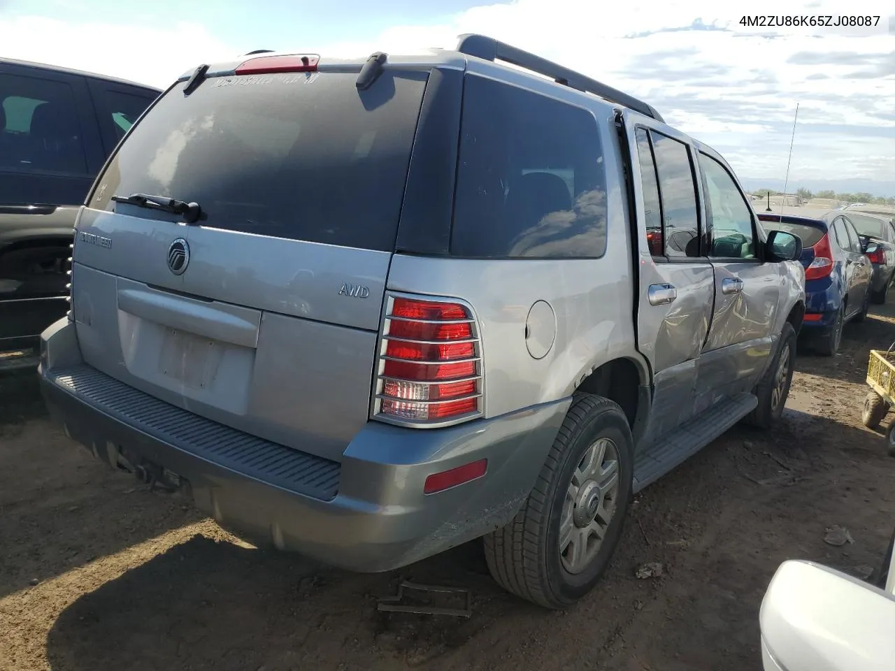 2005 Mercury Mountaineer VIN: 4M2ZU86K65ZJ08087 Lot: 72984094