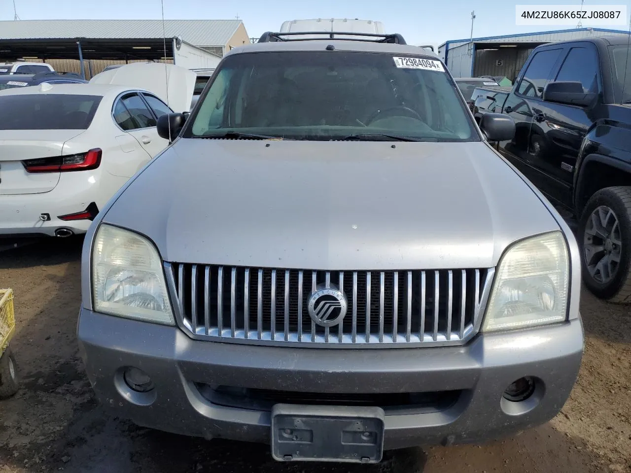 2005 Mercury Mountaineer VIN: 4M2ZU86K65ZJ08087 Lot: 72984094