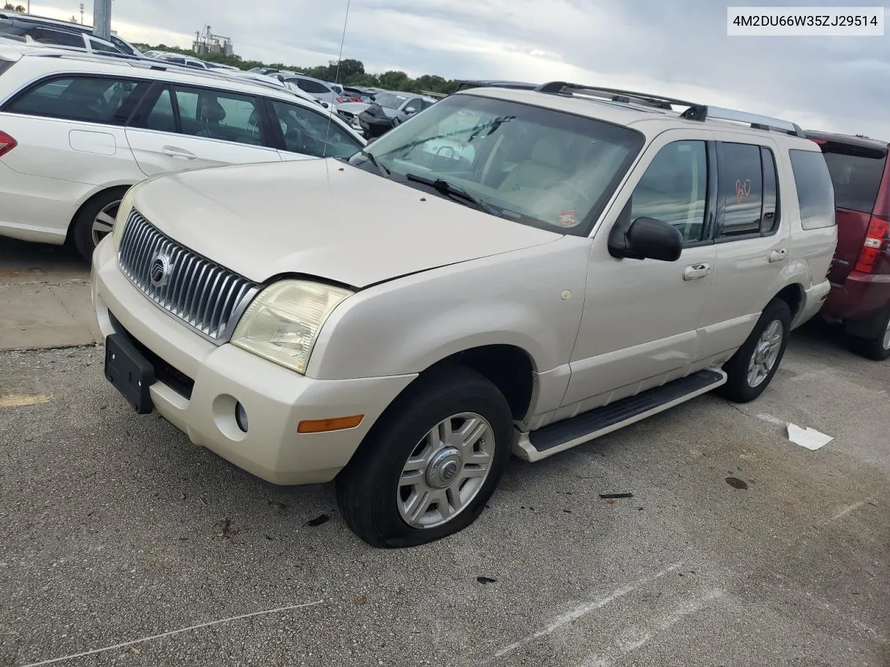 2005 Mercury Mountaineer VIN: 4M2DU66W35ZJ29514 Lot: 74626904