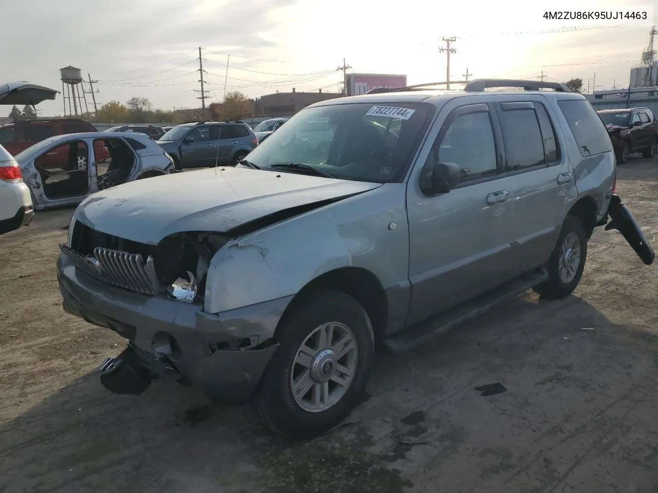 2005 Mercury Mountaineer VIN: 4M2ZU86K95UJ14463 Lot: 78227744