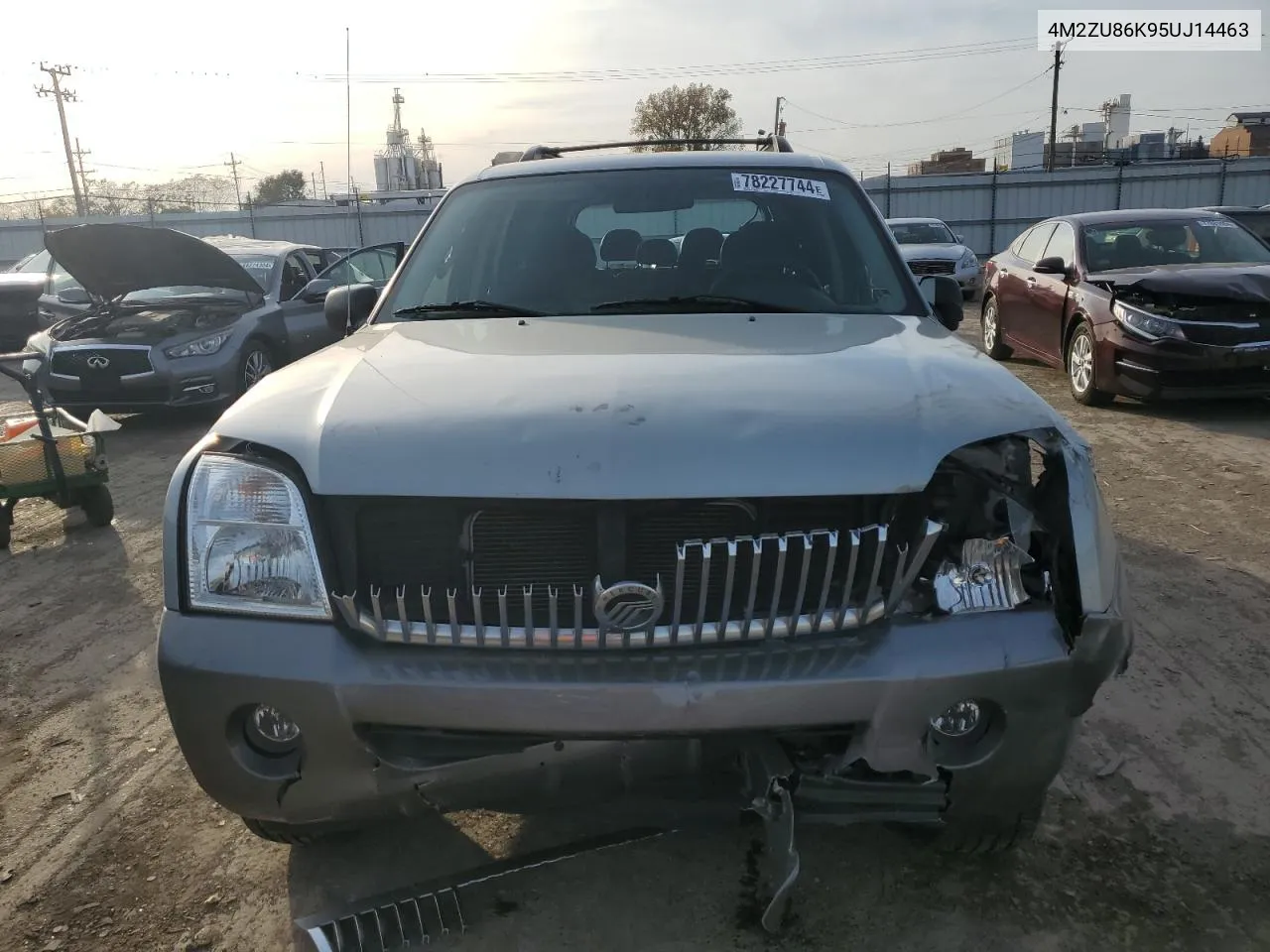 2005 Mercury Mountaineer VIN: 4M2ZU86K95UJ14463 Lot: 78227744