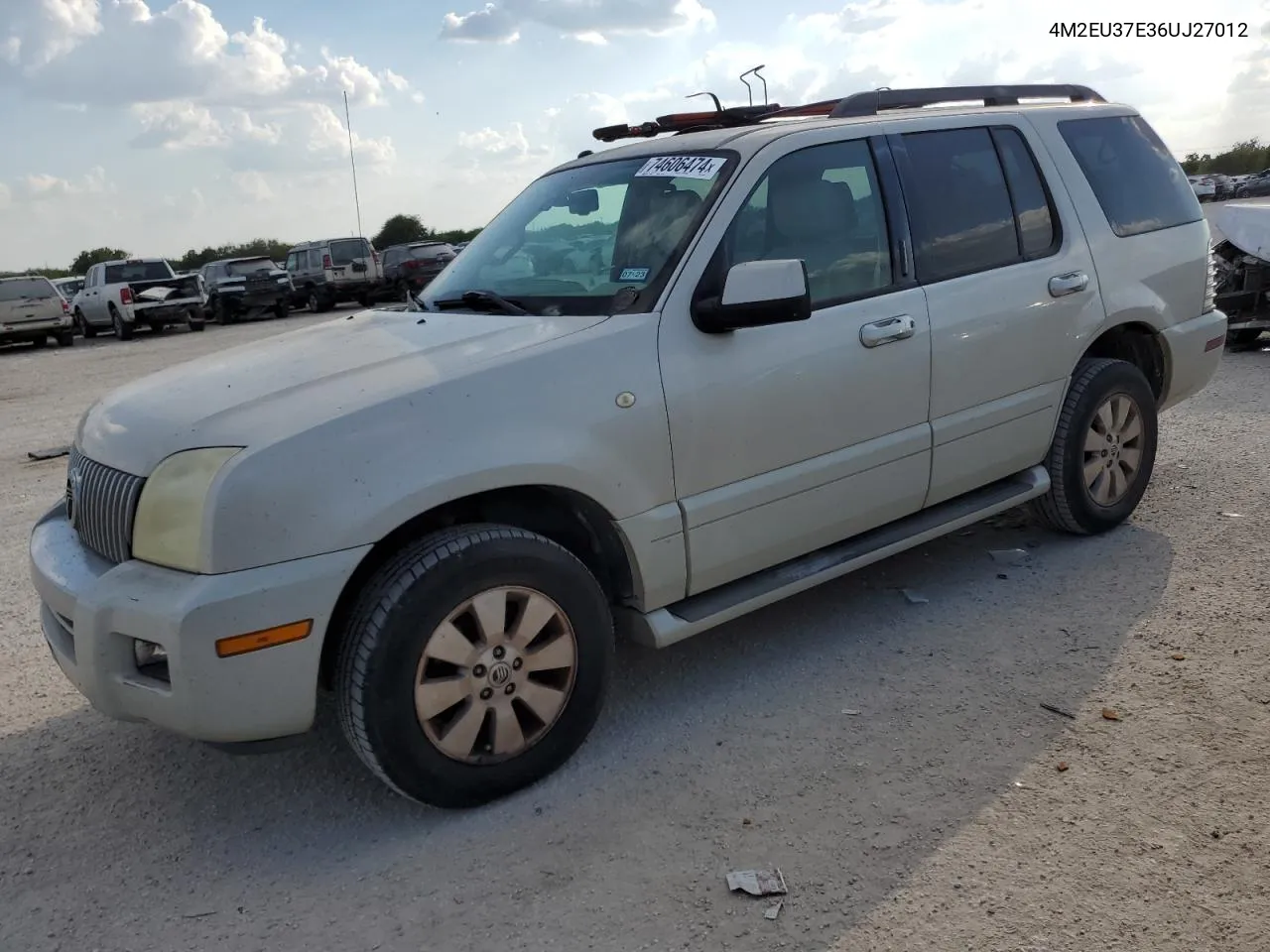 2006 Mercury Mountaineer Luxury VIN: 4M2EU37E36UJ27012 Lot: 74606474