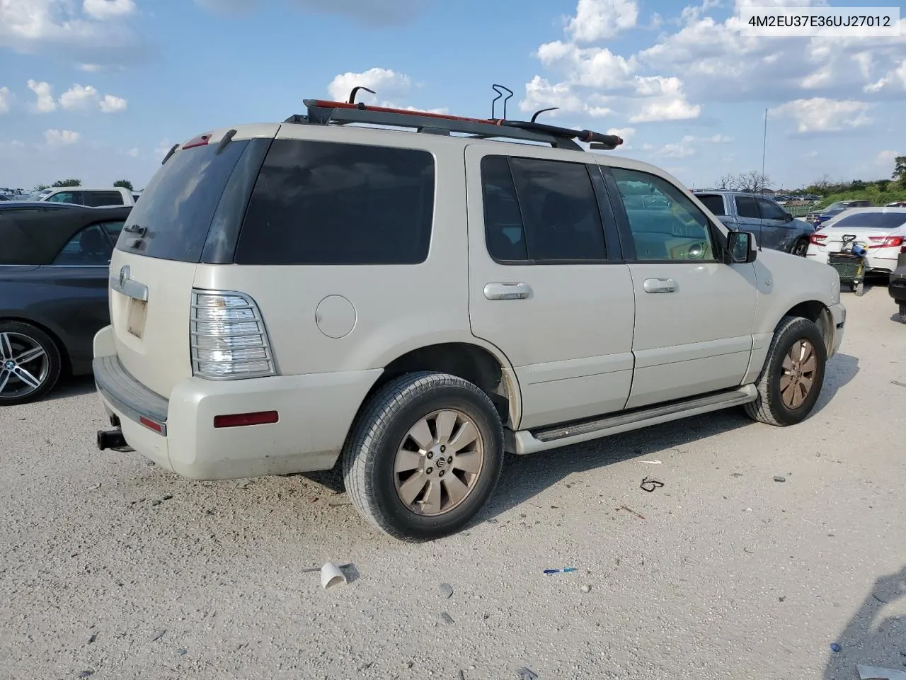 2006 Mercury Mountaineer Luxury VIN: 4M2EU37E36UJ27012 Lot: 74606474