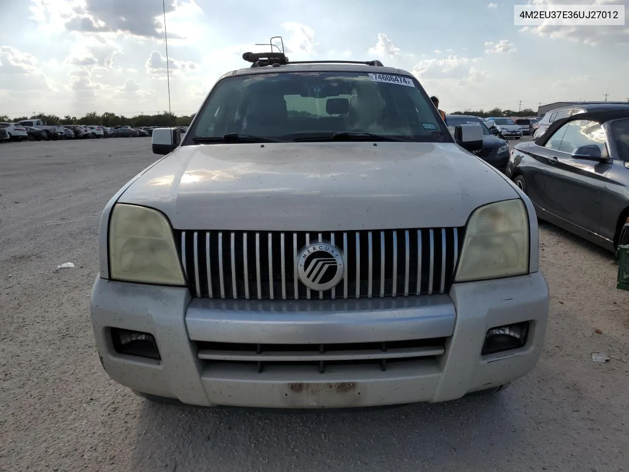 2006 Mercury Mountaineer Luxury VIN: 4M2EU37E36UJ27012 Lot: 74606474