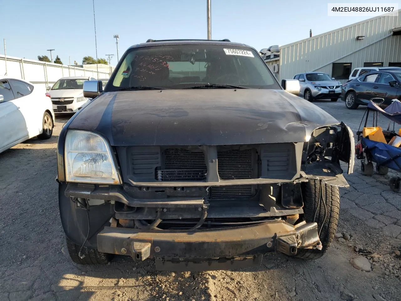 2006 Mercury Mountaineer Premier VIN: 4M2EU48826UJ11687 Lot: 75607224