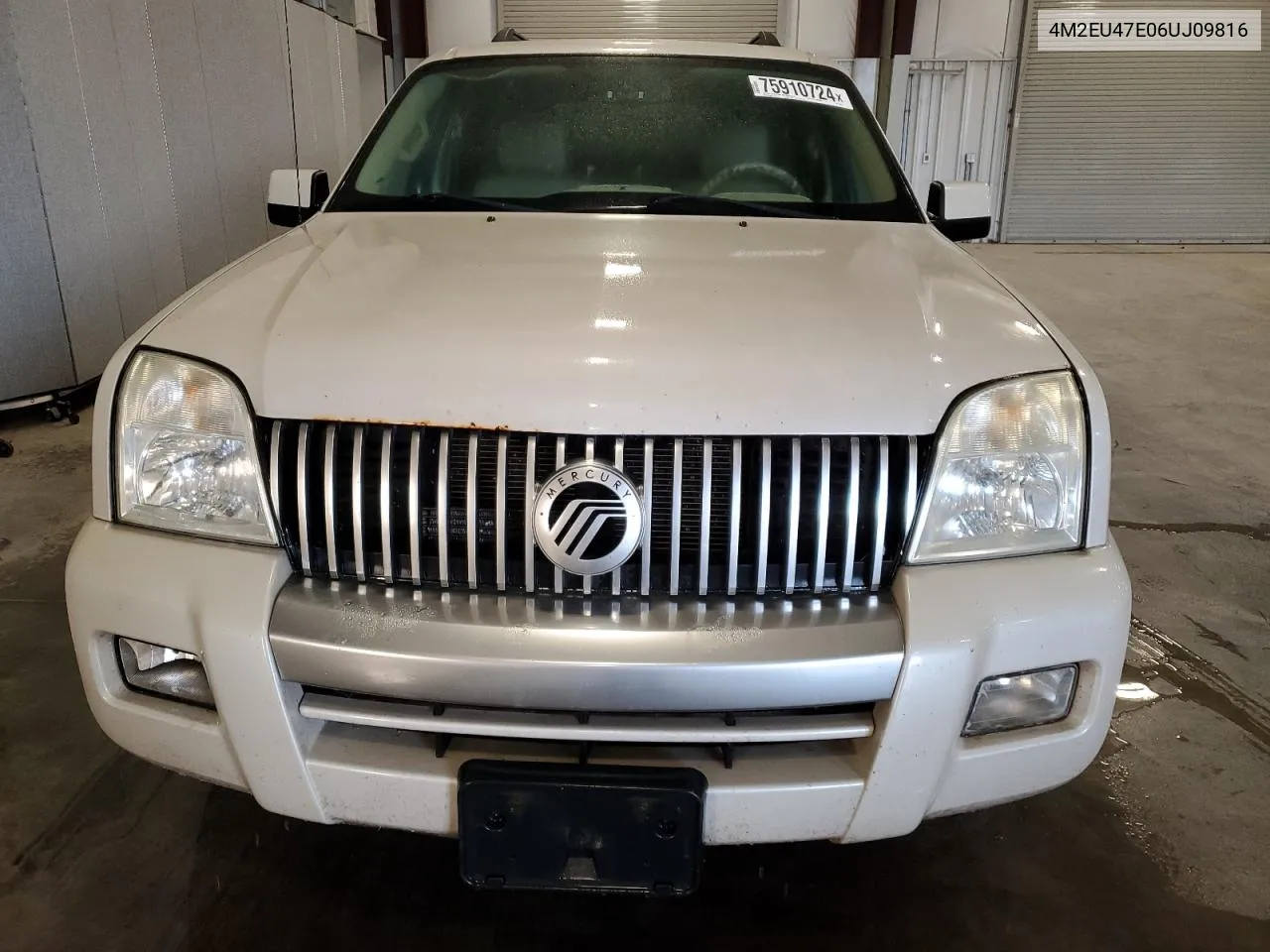 2006 Mercury Mountaineer Luxury VIN: 4M2EU47E06UJ09816 Lot: 75910724