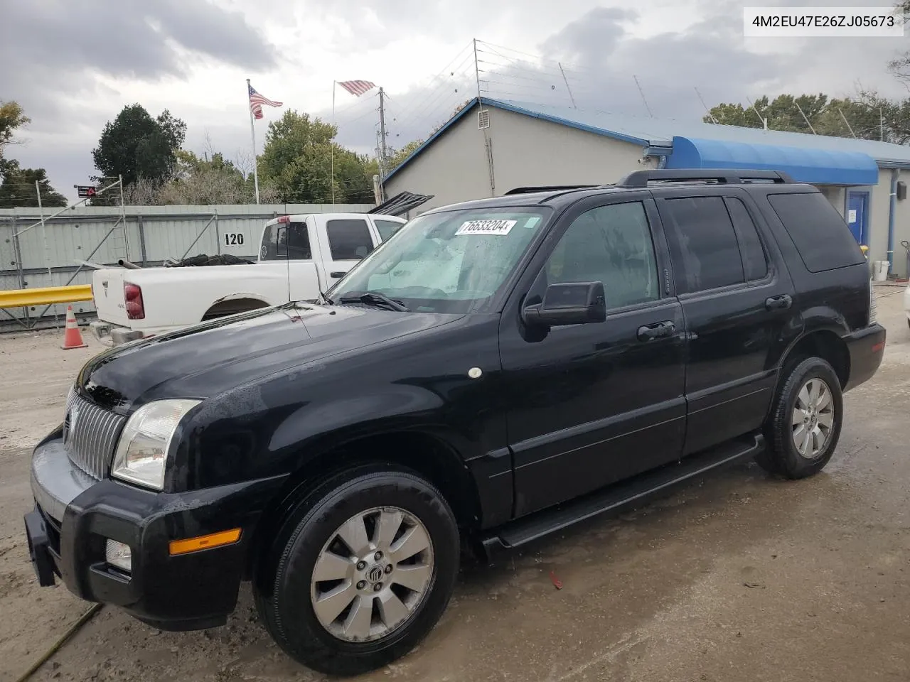 2006 Mercury Mountaineer Luxury VIN: 4M2EU47E26ZJ05673 Lot: 76633204