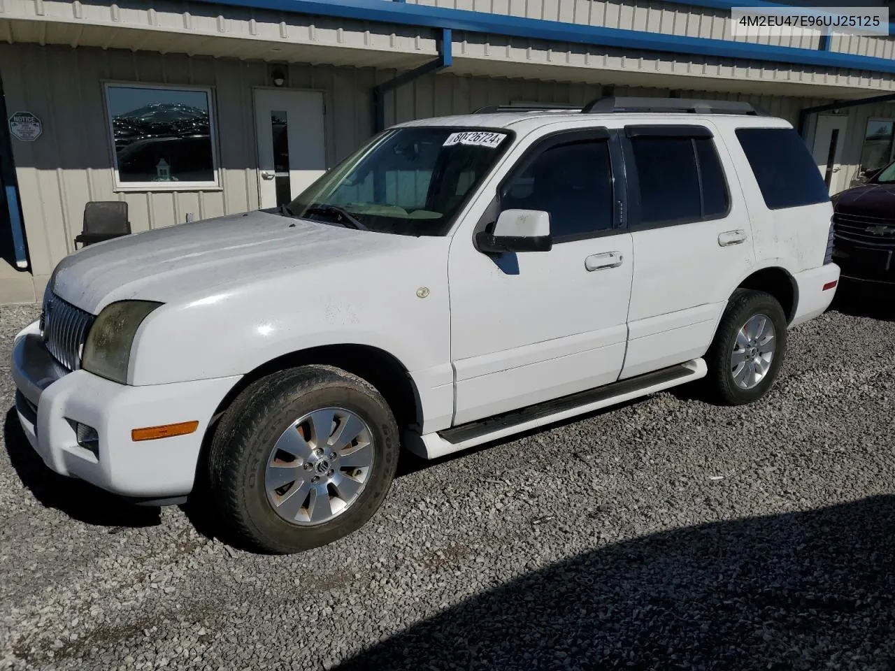 2006 Mercury Mountaineer Luxury VIN: 4M2EU47E96UJ25125 Lot: 80126724