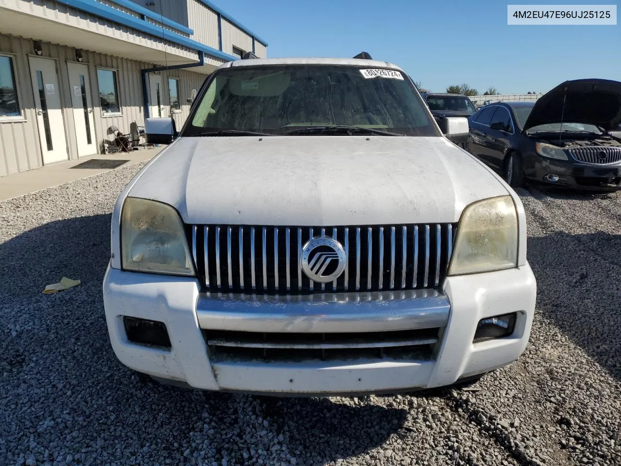 2006 Mercury Mountaineer Luxury VIN: 4M2EU47E96UJ25125 Lot: 80126724