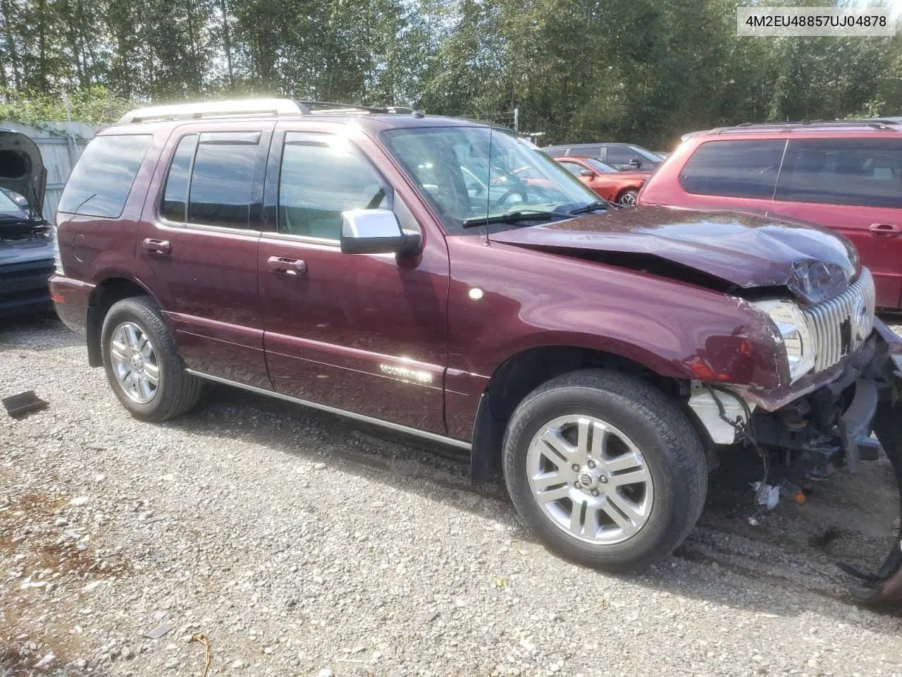 2007 Mercury Mountaineer Premier VIN: 4M2EU48857UJ04878 Lot: 68090614