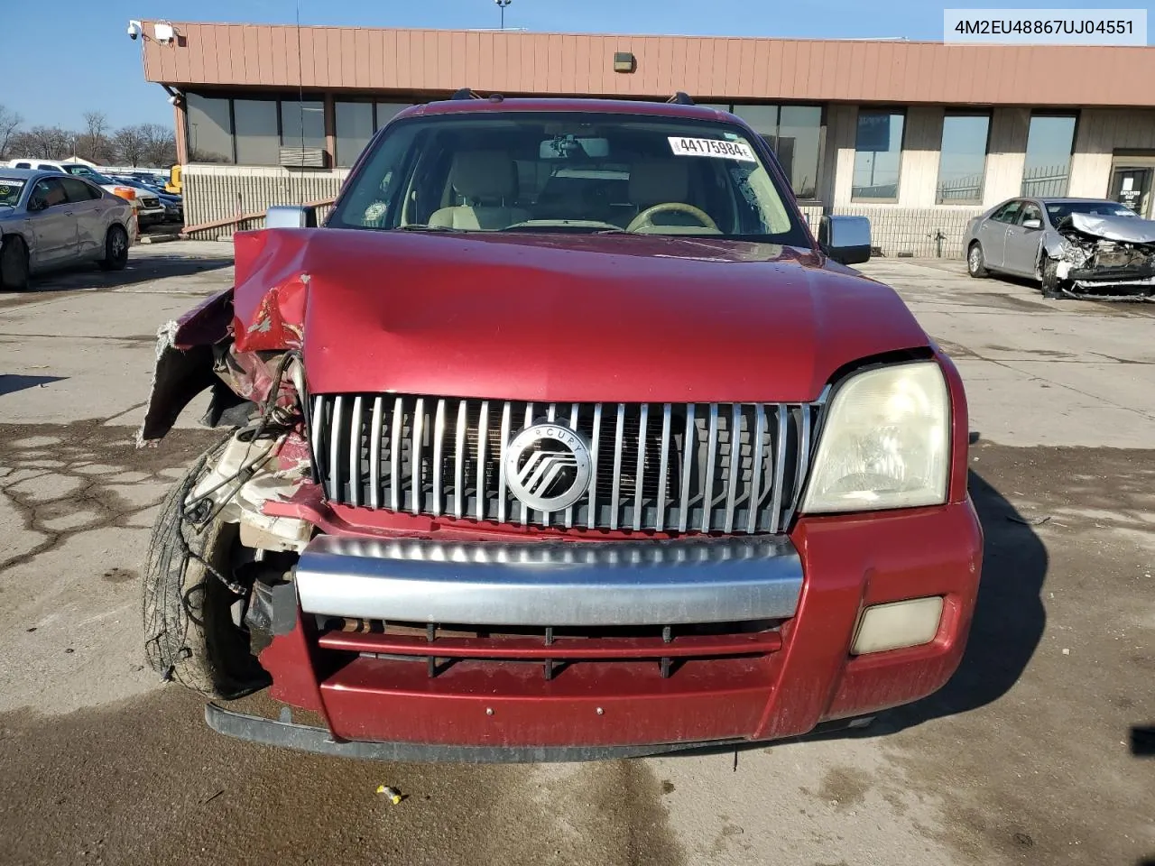 2007 Mercury Mountaineer Premier VIN: 4M2EU48867UJ04551 Lot: 68795424