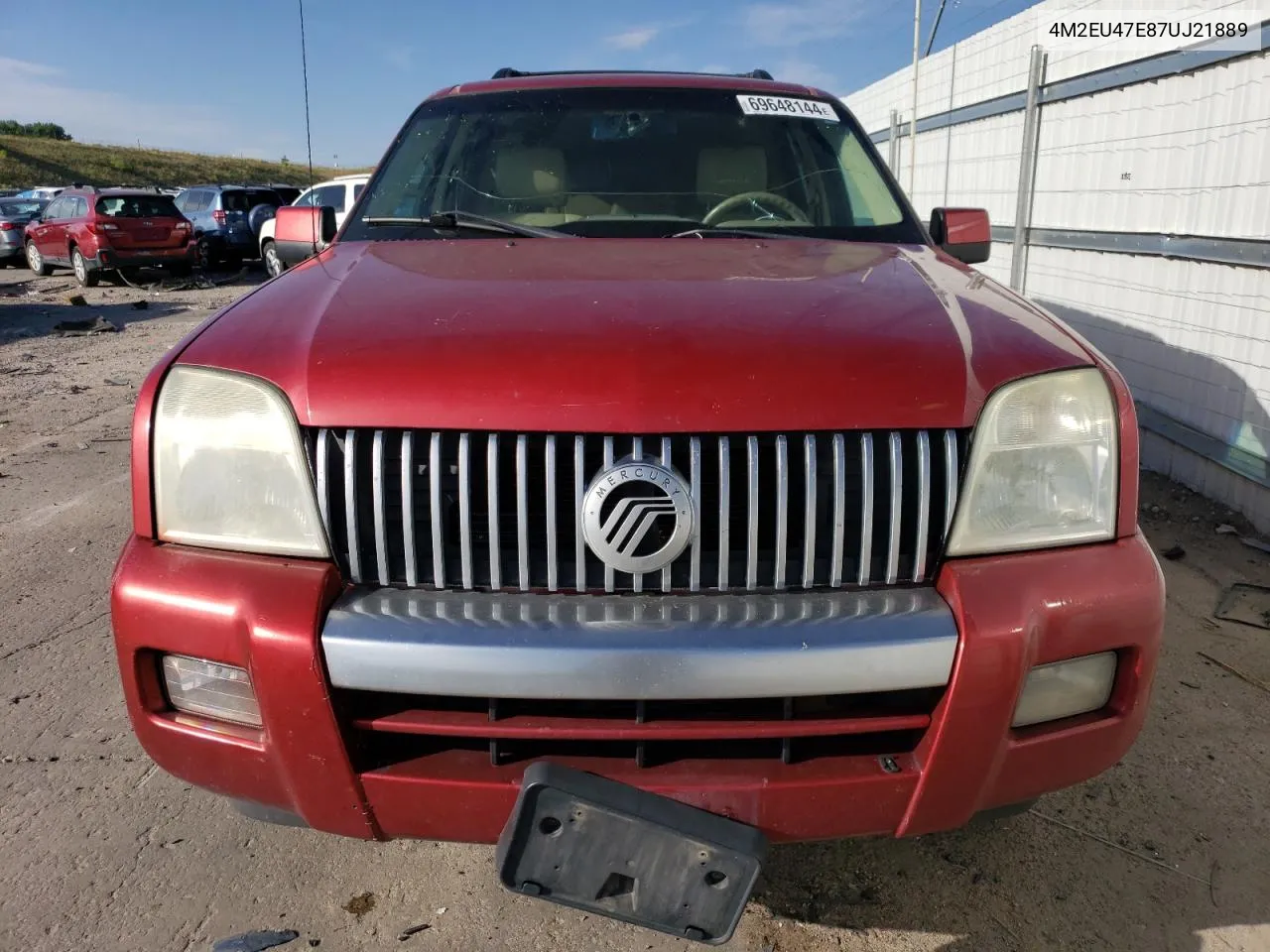 2007 Mercury Mountaineer Luxury VIN: 4M2EU47E87UJ21889 Lot: 69648144