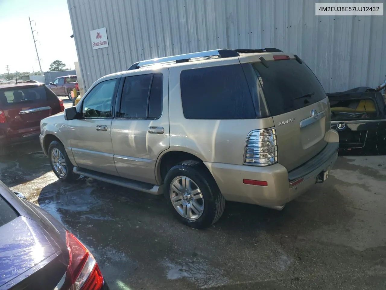 4M2EU38E57UJ12432 2007 Mercury Mountaineer Premier