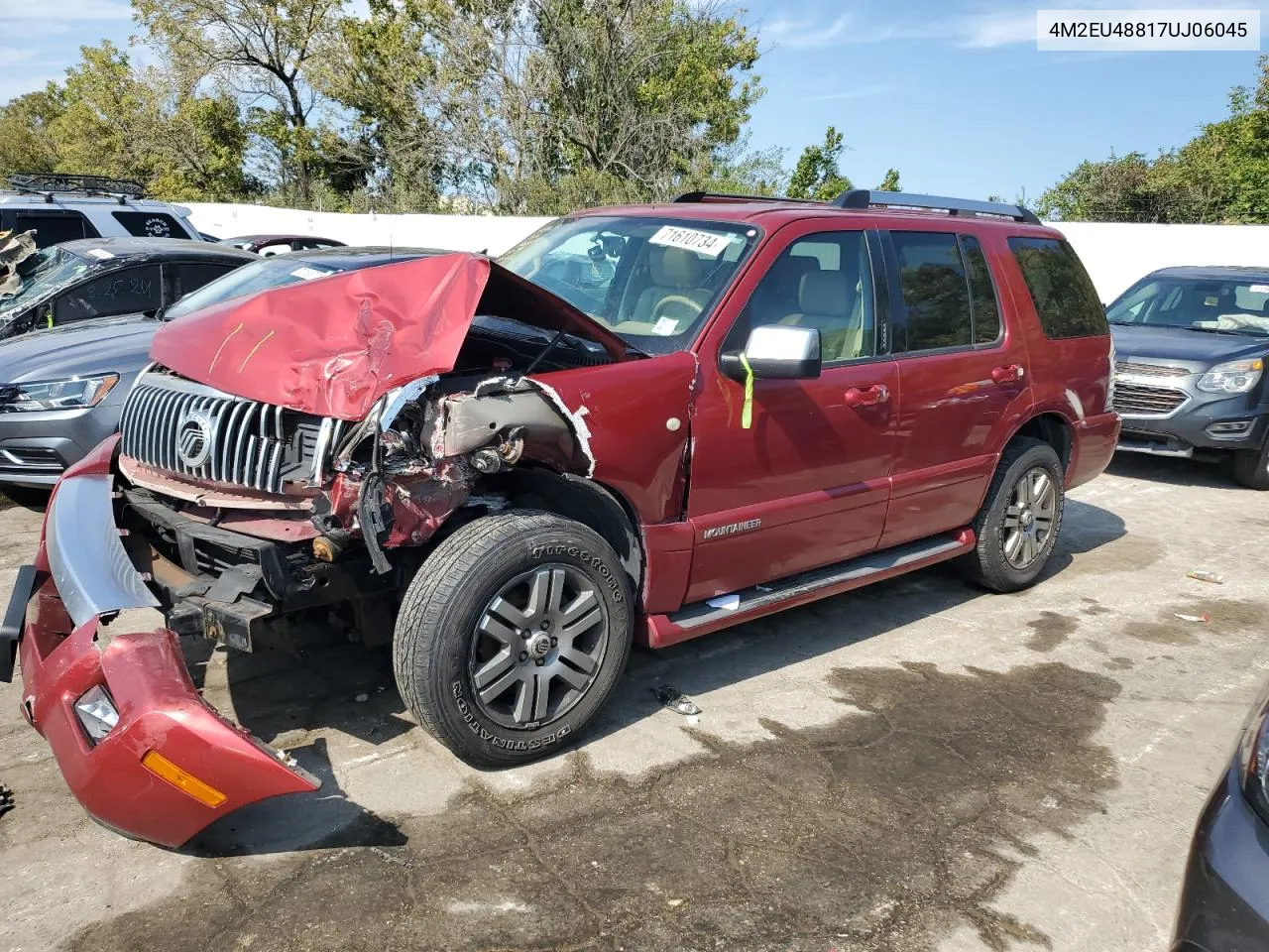 2007 Mercury Mountaineer Premier VIN: 4M2EU48817UJ06045 Lot: 71610734