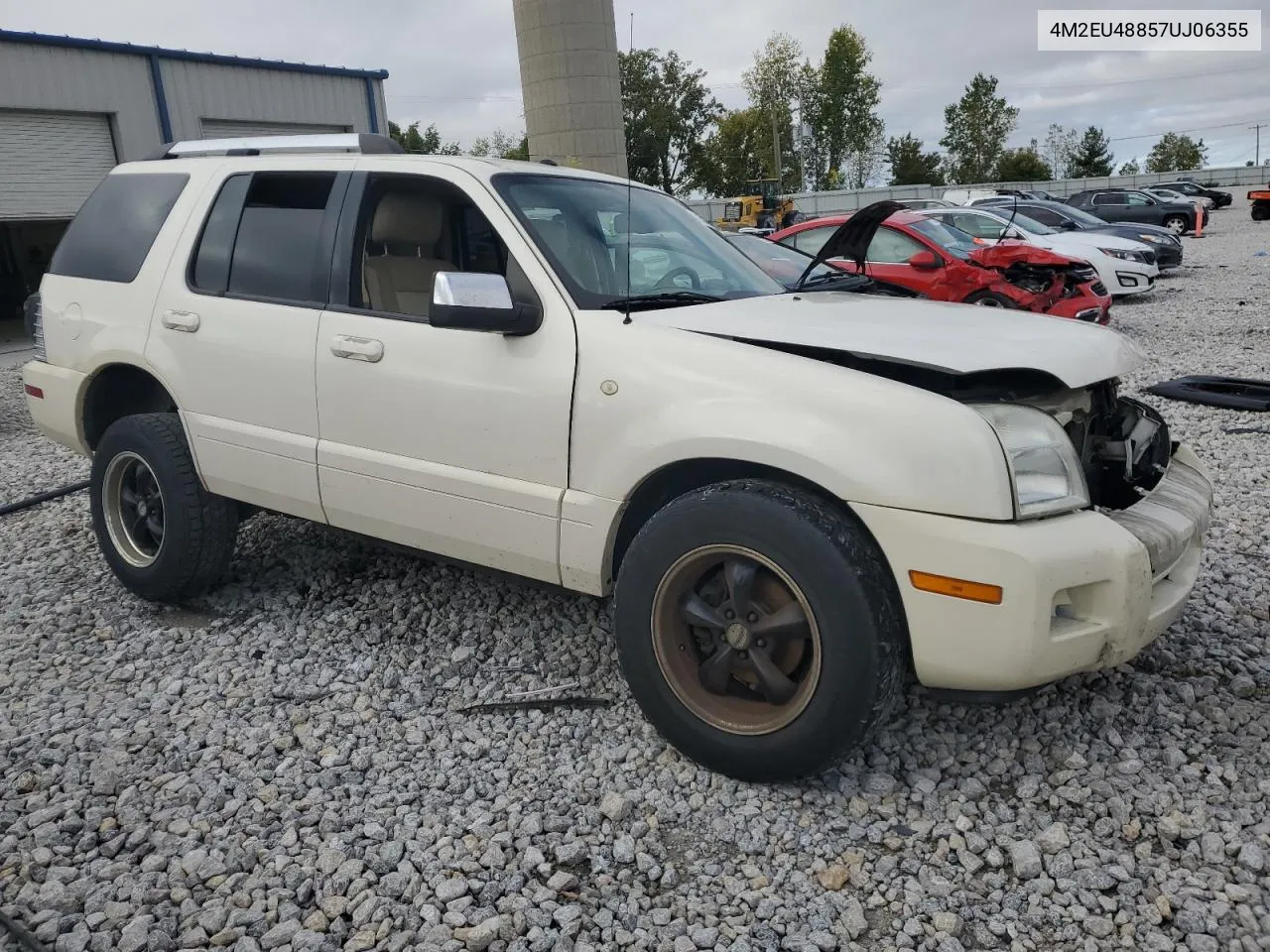 2007 Mercury Mountaineer Premier VIN: 4M2EU48857UJ06355 Lot: 72150804