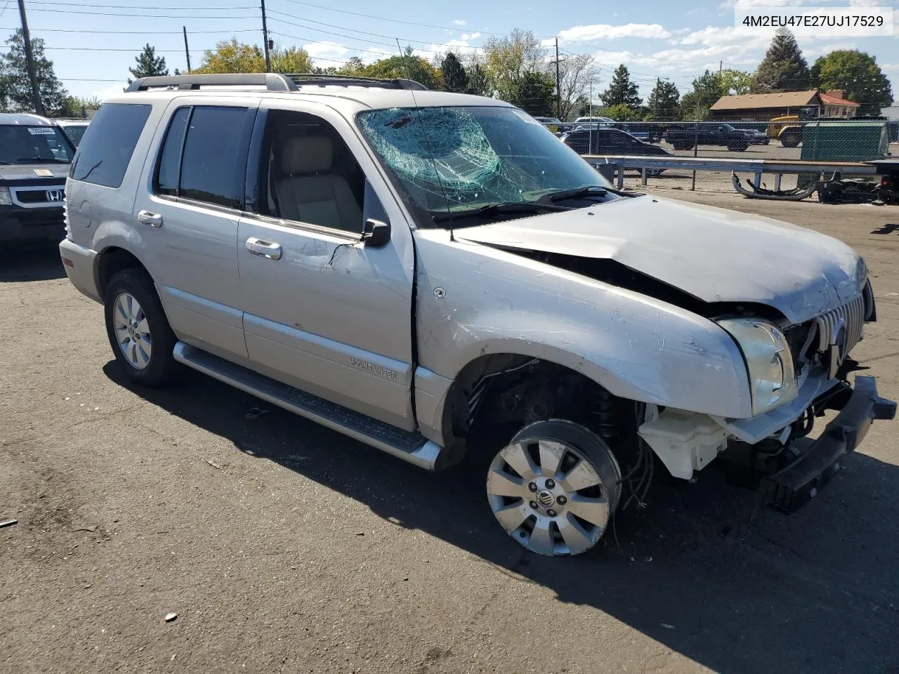 2007 Mercury Mountaineer Luxury VIN: 4M2EU47E27UJ17529 Lot: 73377144