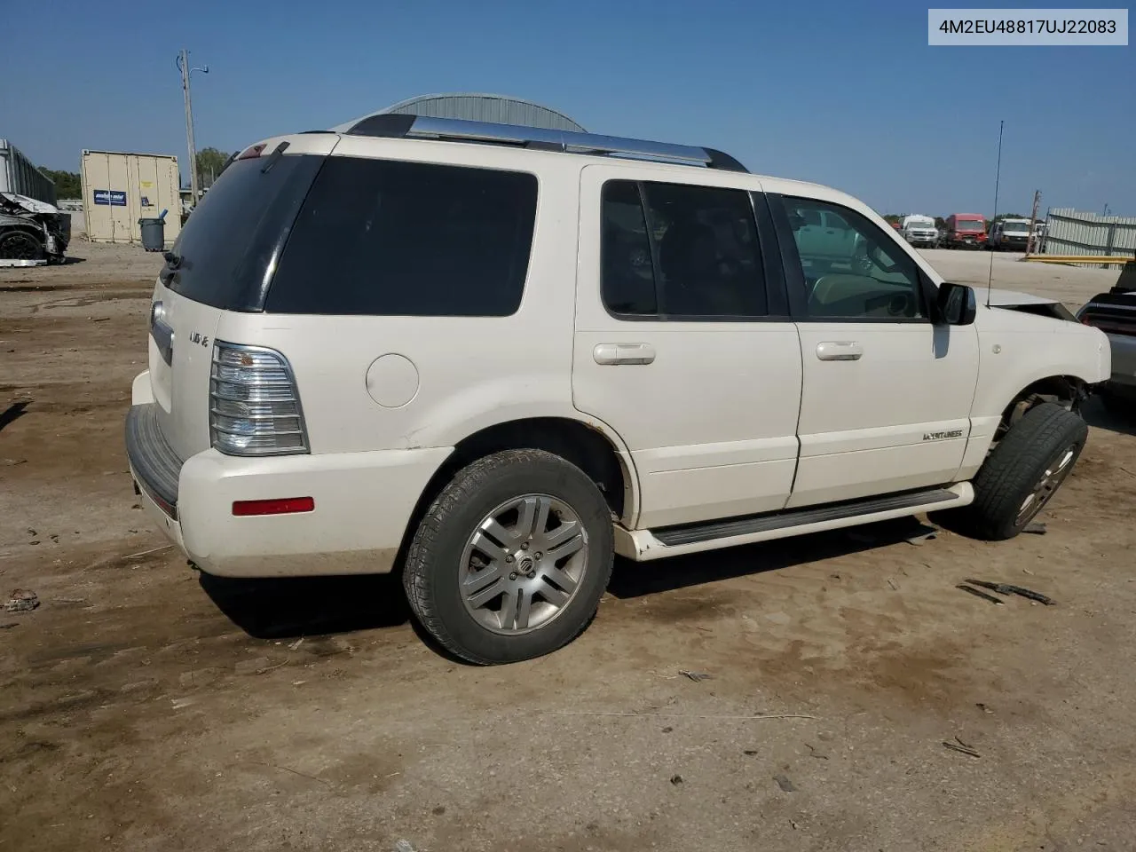 2007 Mercury Mountaineer Premier VIN: 4M2EU48817UJ22083 Lot: 75449764