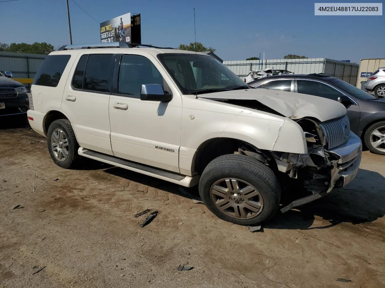 2007 Mercury Mountaineer Premier VIN: 4M2EU48817UJ22083 Lot: 75449764