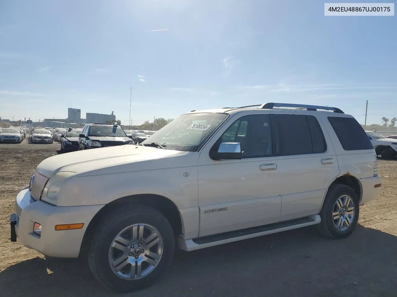 2007 Mercury Mountaineer Premier VIN: 4M2EU48867UJ00175 Lot: 76108024