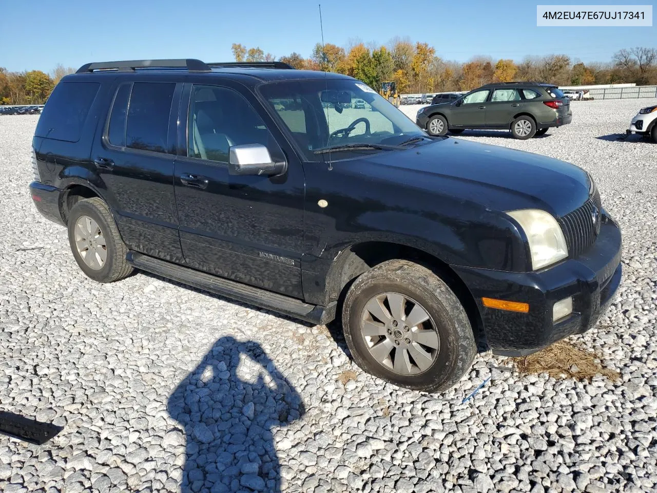 2007 Mercury Mountaineer Luxury VIN: 4M2EU47E67UJ17341 Lot: 77946064