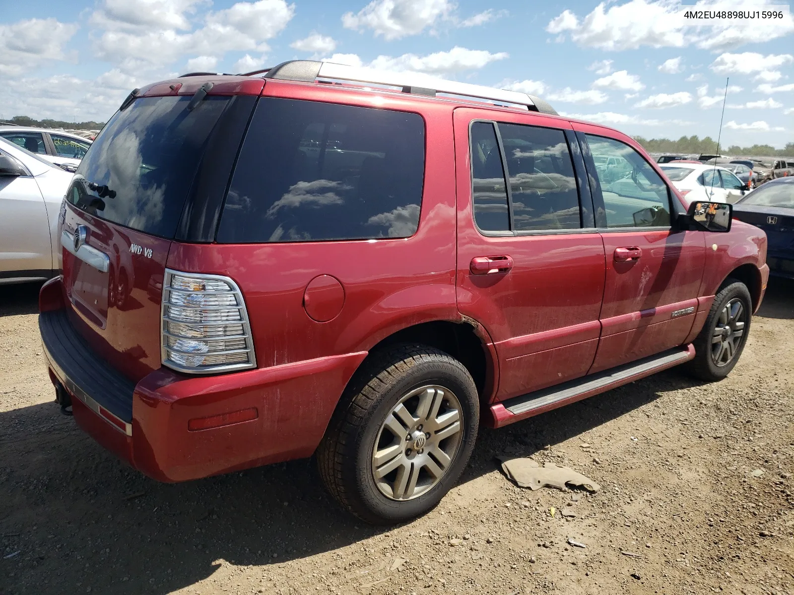 4M2EU48898UJ15996 2008 Mercury Mountaineer Premier