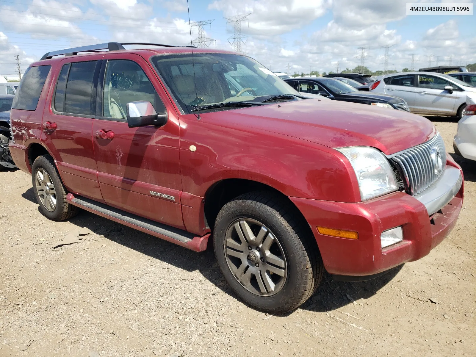 4M2EU48898UJ15996 2008 Mercury Mountaineer Premier