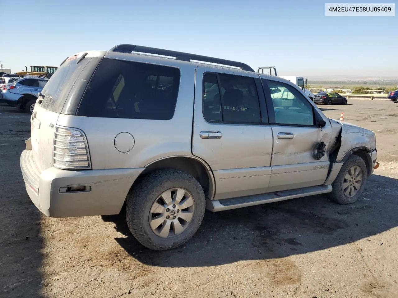 2008 Mercury Mountaineer Luxury VIN: 4M2EU47E58UJ09409 Lot: 73573934