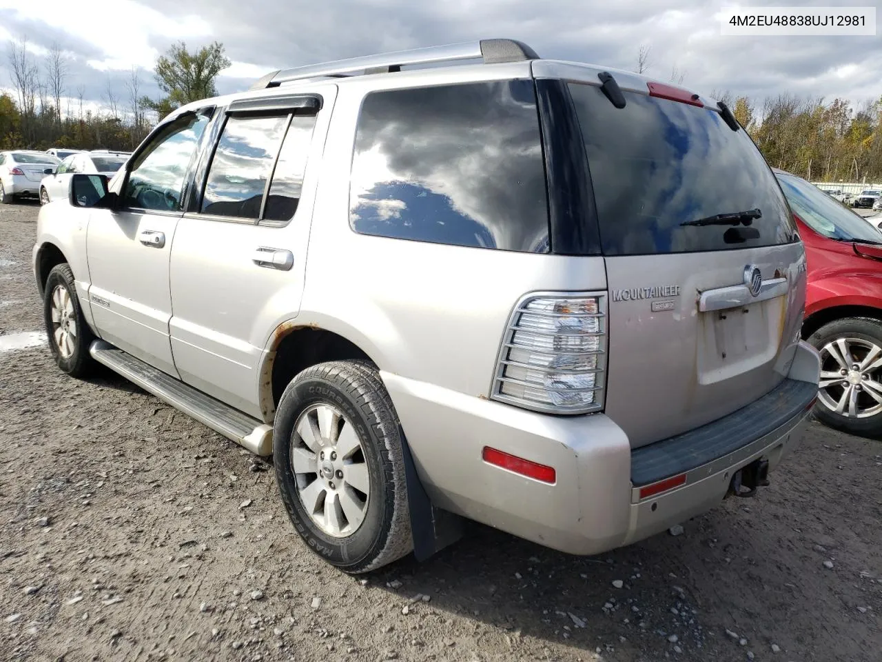 2008 Mercury Mountaineer Premier VIN: 4M2EU48838UJ12981 Lot: 75726834