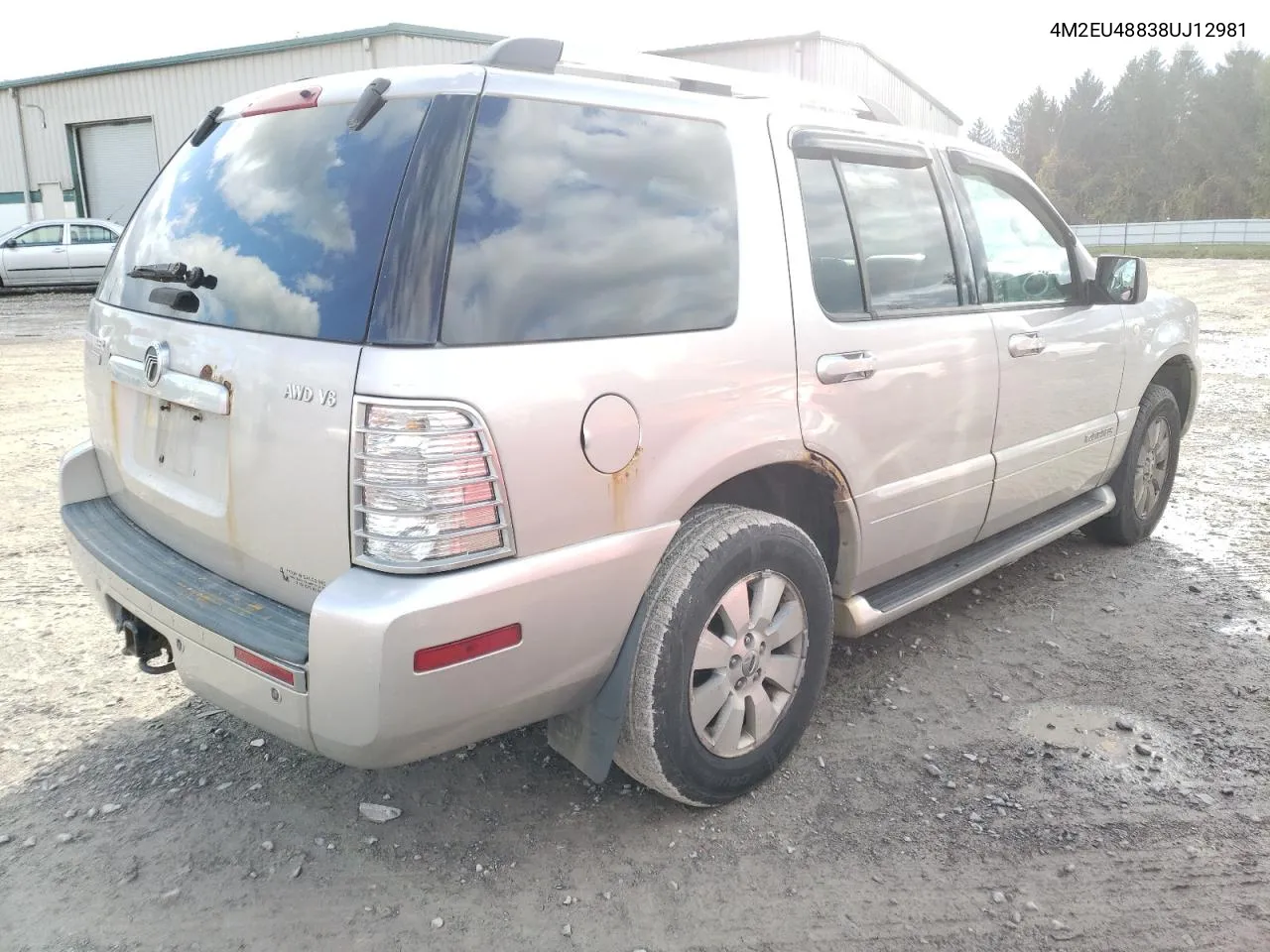 2008 Mercury Mountaineer Premier VIN: 4M2EU48838UJ12981 Lot: 75726834