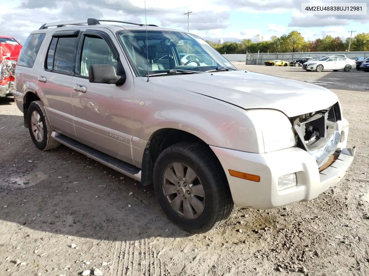 2008 Mercury Mountaineer Premier VIN: 4M2EU48838UJ12981 Lot: 75726834