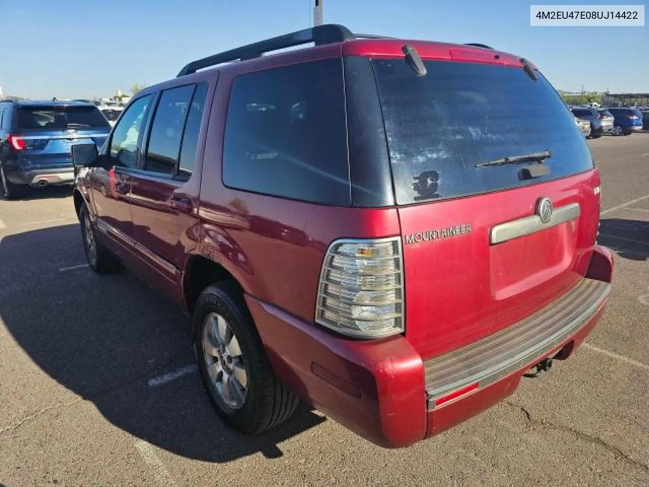 2008 Mercury Mountaineer Luxury VIN: 4M2EU47E08UJ14422 Lot: 76848854