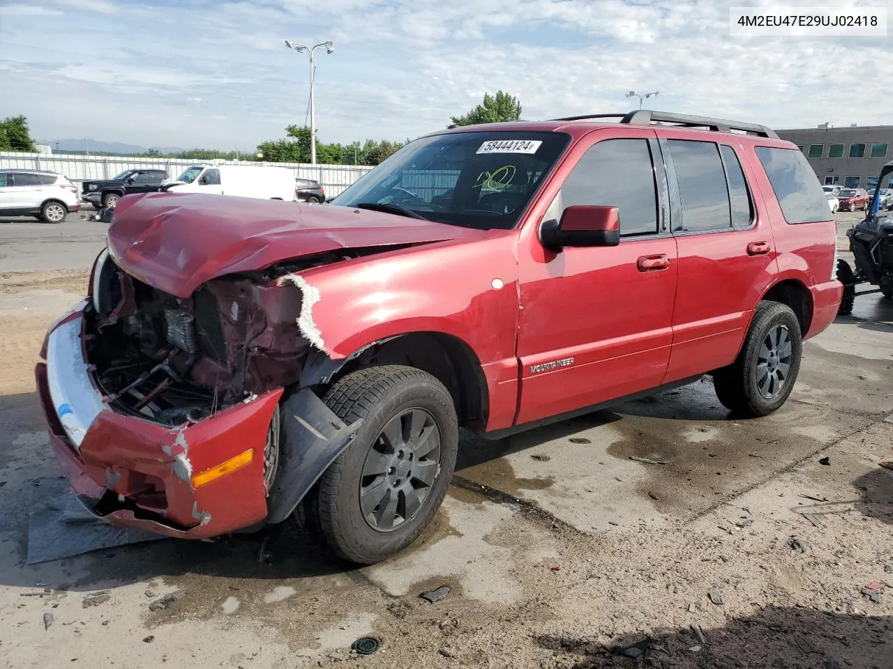 2009 Mercury Mountaineer Luxury VIN: 4M2EU47E29UJ02418 Lot: 58444124