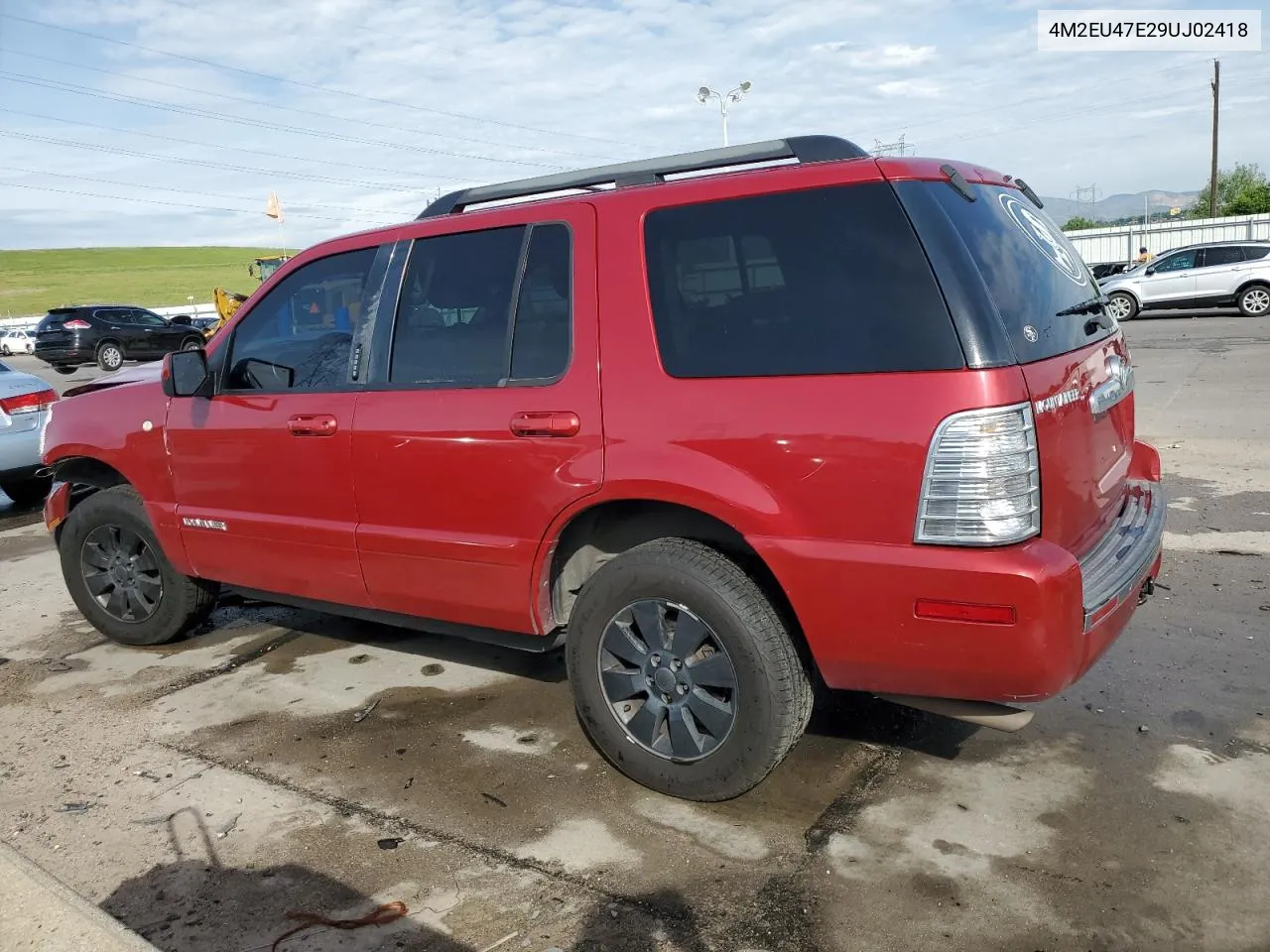 2009 Mercury Mountaineer Luxury VIN: 4M2EU47E29UJ02418 Lot: 58444124