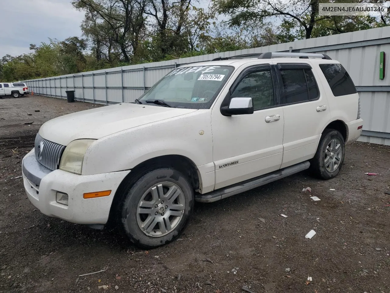 2010 Mercury Mountaineer Premier VIN: 4M2EN4JE6AUJ01346 Lot: 70575794