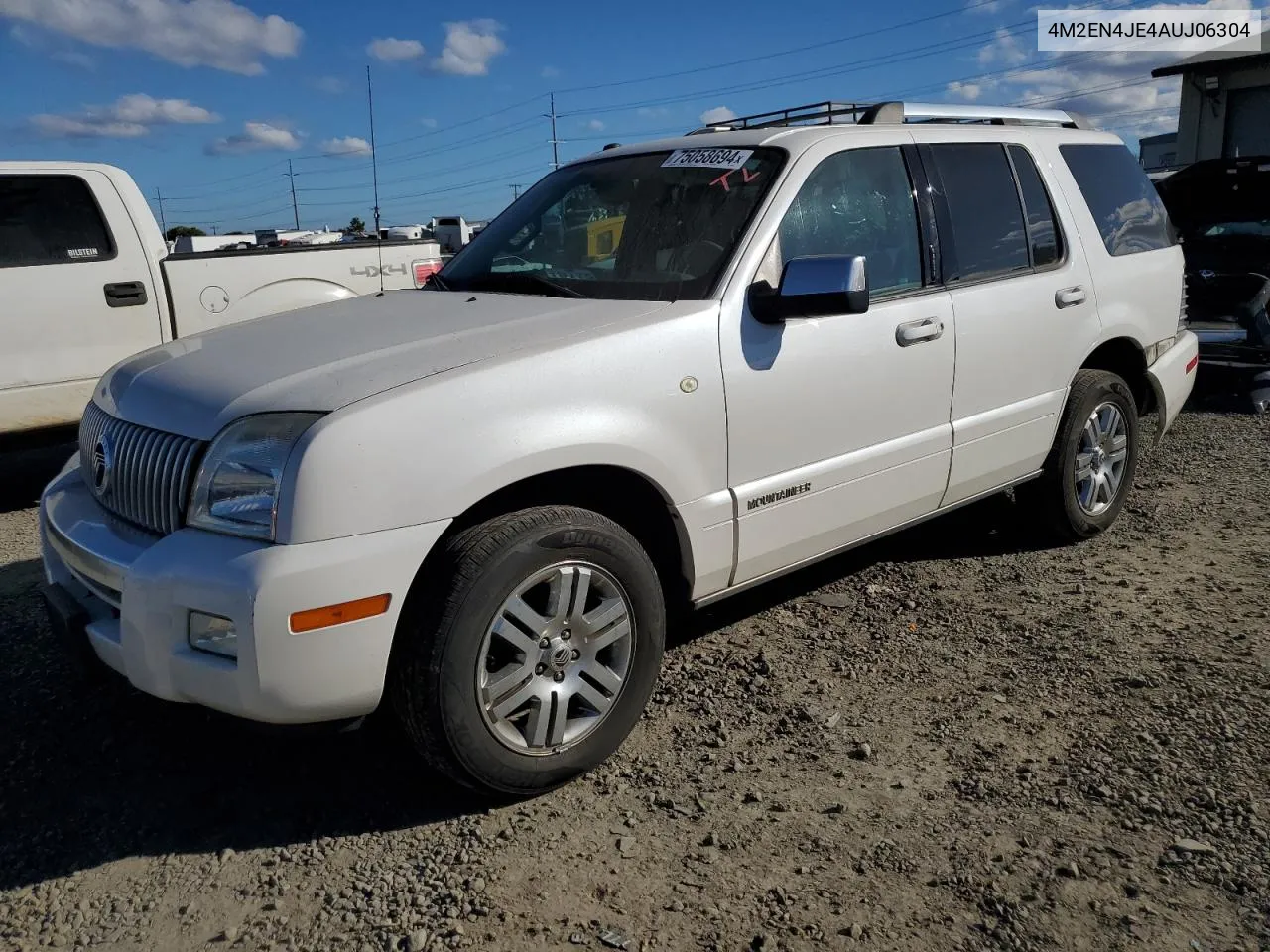 2010 Mercury Mountaineer Premier VIN: 4M2EN4JE4AUJ06304 Lot: 75058694