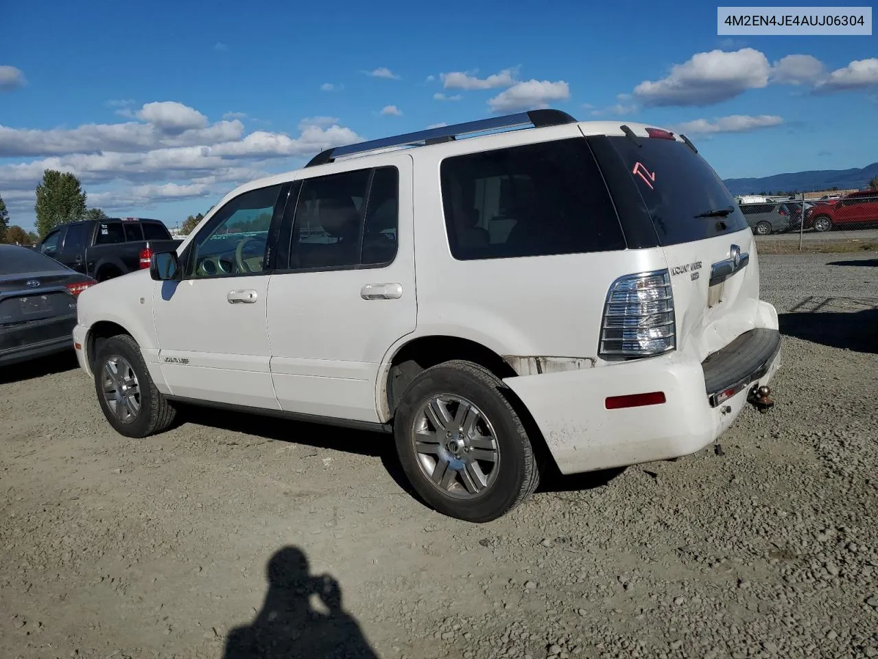 2010 Mercury Mountaineer Premier VIN: 4M2EN4JE4AUJ06304 Lot: 75058694