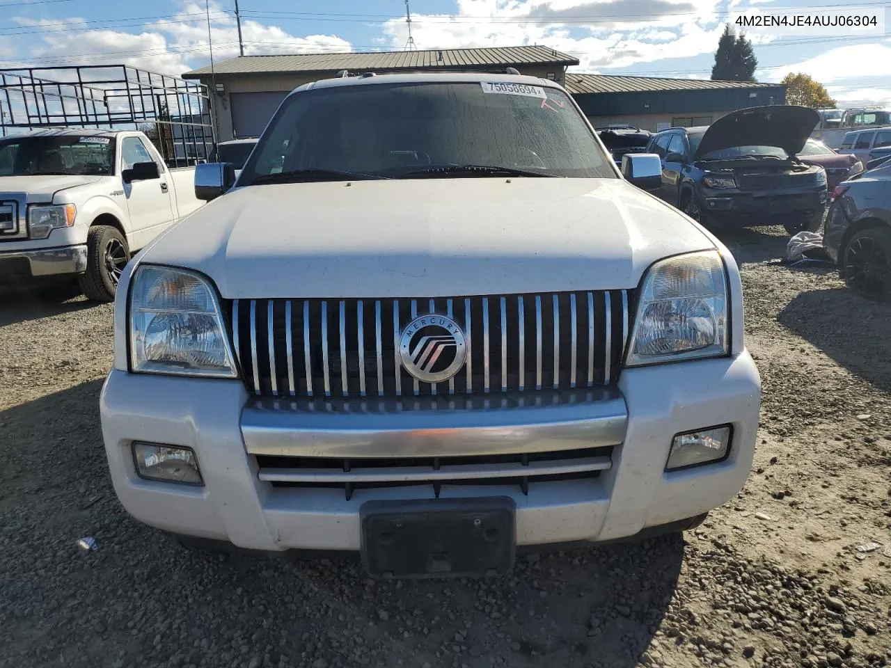 2010 Mercury Mountaineer Premier VIN: 4M2EN4JE4AUJ06304 Lot: 75058694