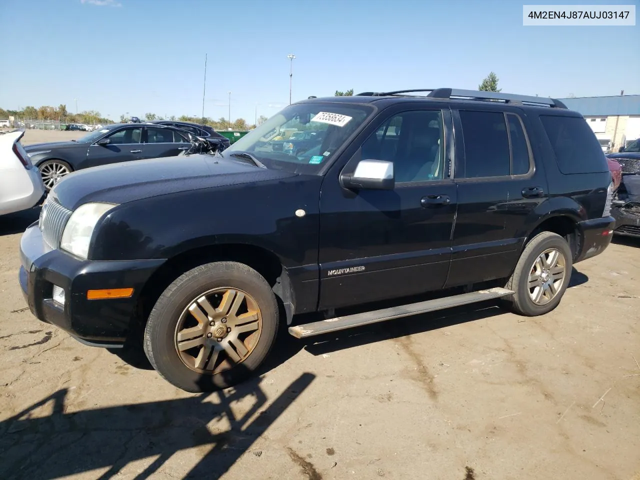 2010 Mercury Mountaineer Premier VIN: 4M2EN4J87AUJ03147 Lot: 75358634