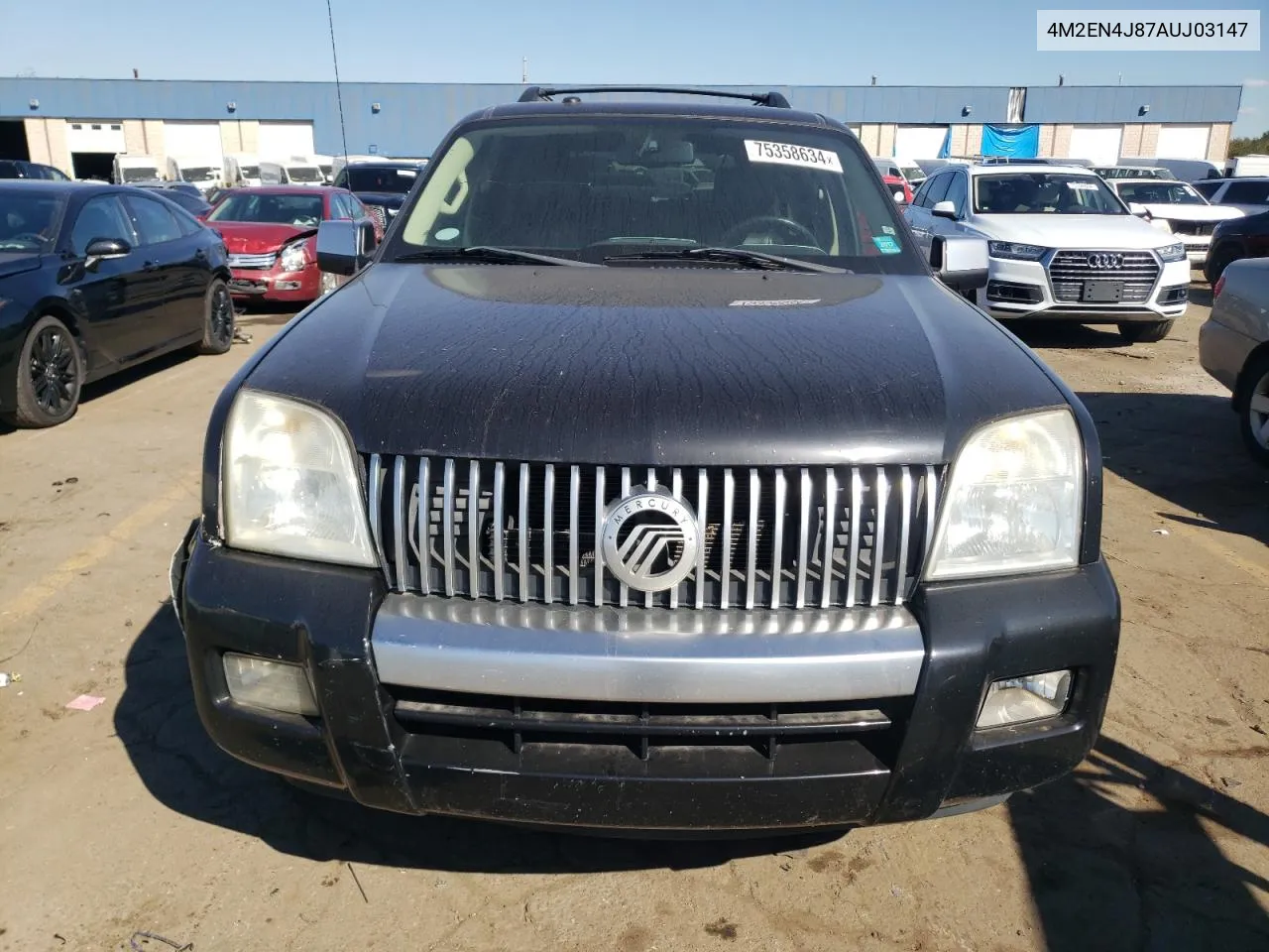 2010 Mercury Mountaineer Premier VIN: 4M2EN4J87AUJ03147 Lot: 75358634