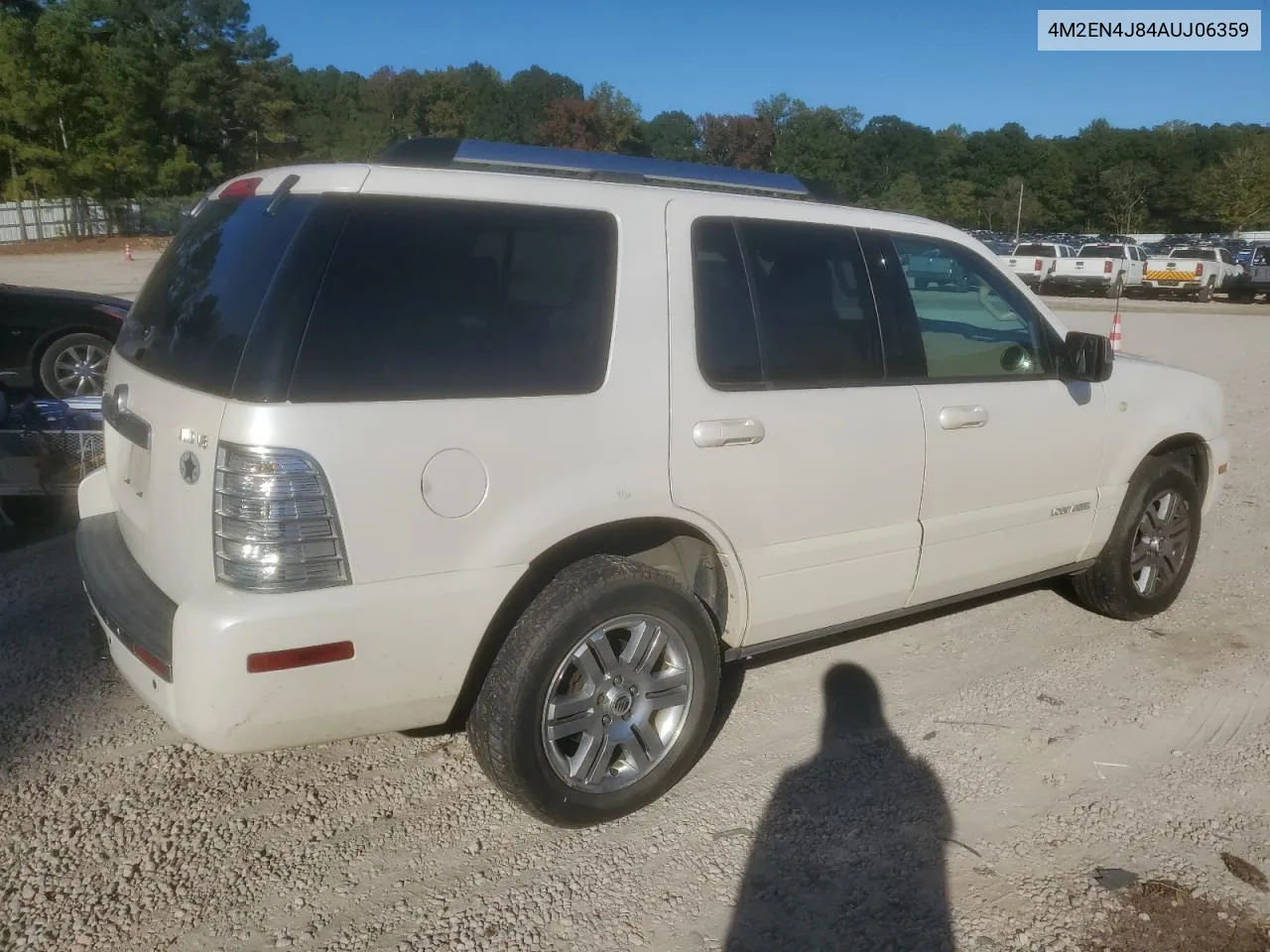 2010 Mercury Mountaineer Premier VIN: 4M2EN4J84AUJ06359 Lot: 76102574