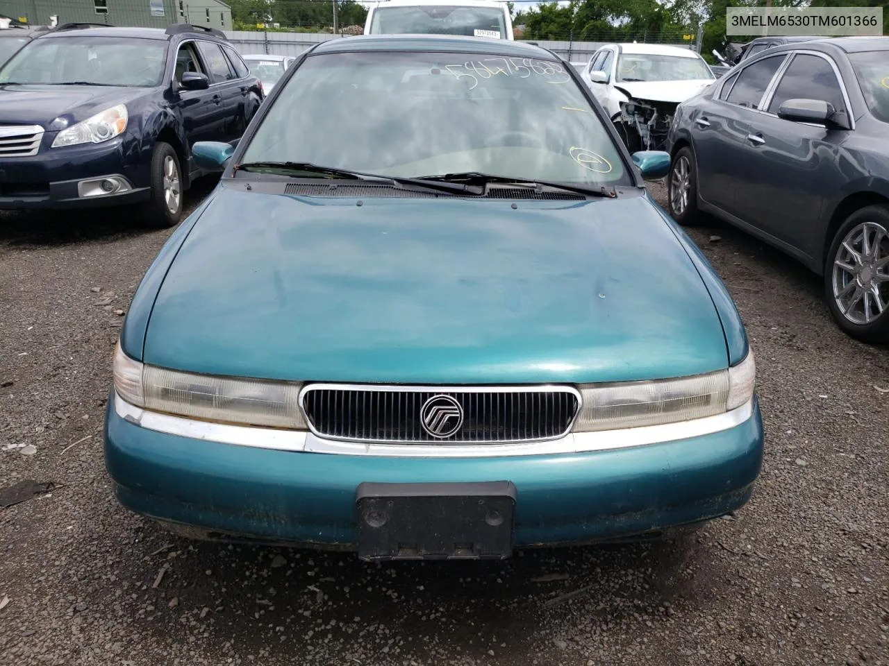 1996 Mercury Mystique Gs VIN: 3MELM6530TM601366 Lot: 74239734