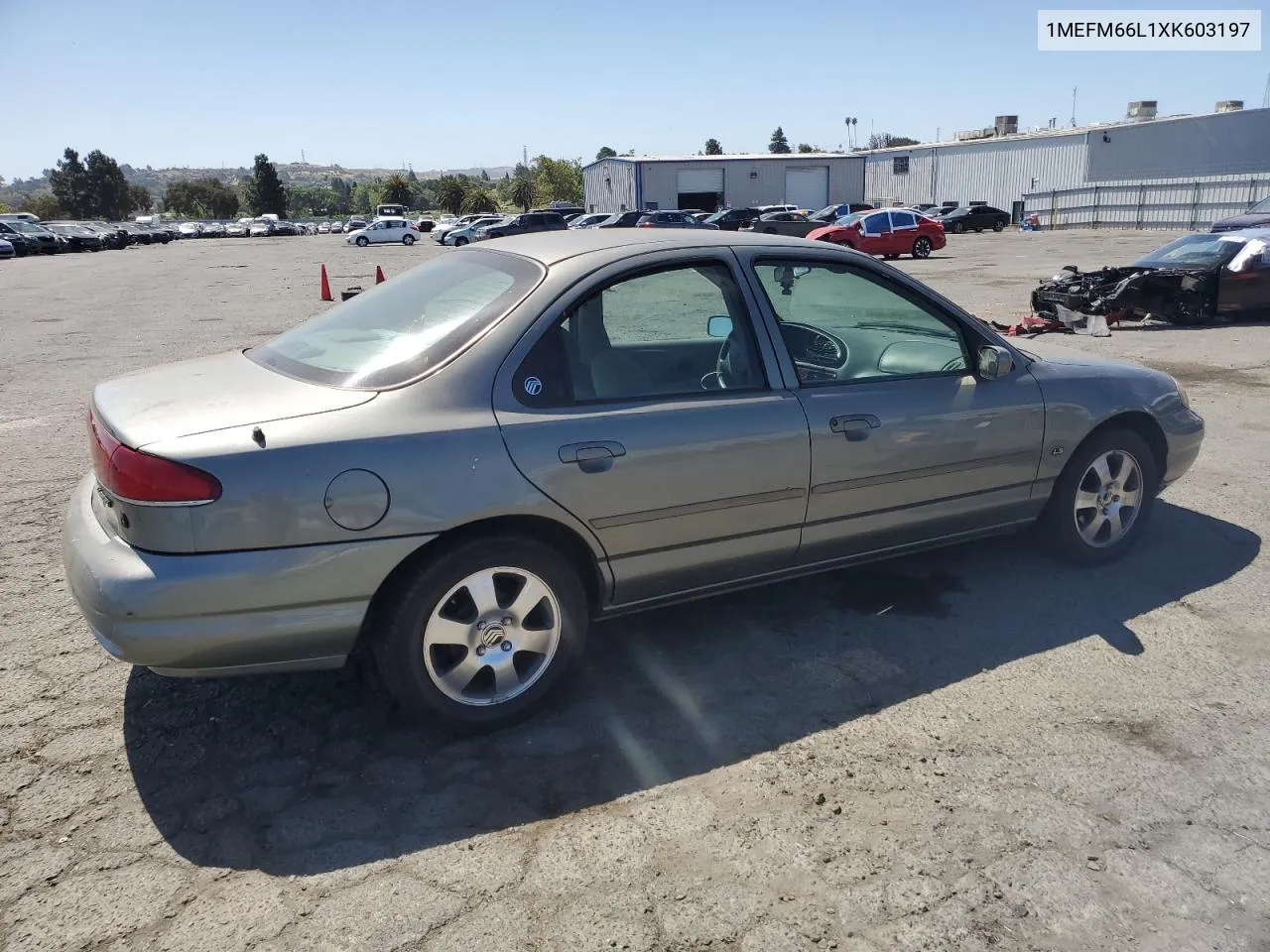 1999 Mercury Mystique Ls VIN: 1MEFM66L1XK603197 Lot: 57348744