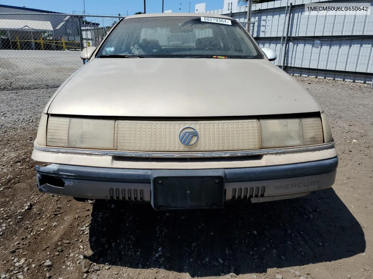 1MECM50U6LG650642 1990 Mercury Sable Gs