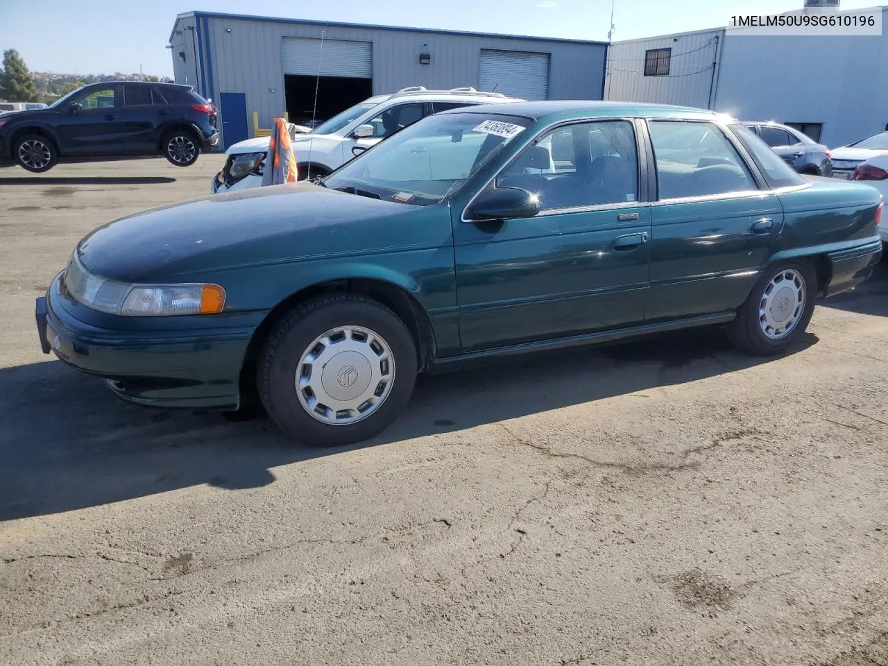 1995 Mercury Sable Gs VIN: 1MELM50U9SG610196 Lot: 74360894