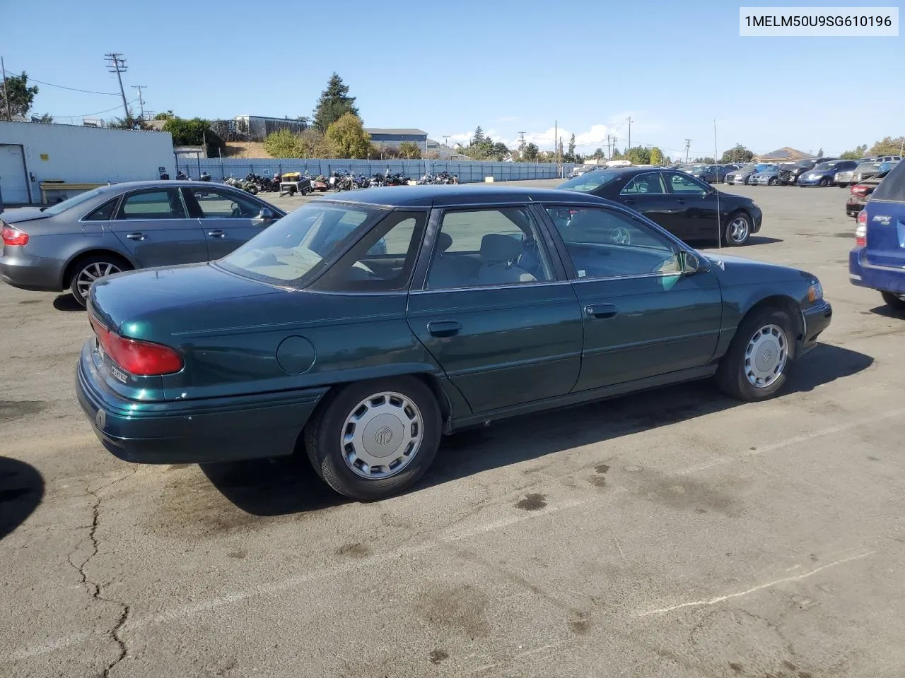 1995 Mercury Sable Gs VIN: 1MELM50U9SG610196 Lot: 74360894