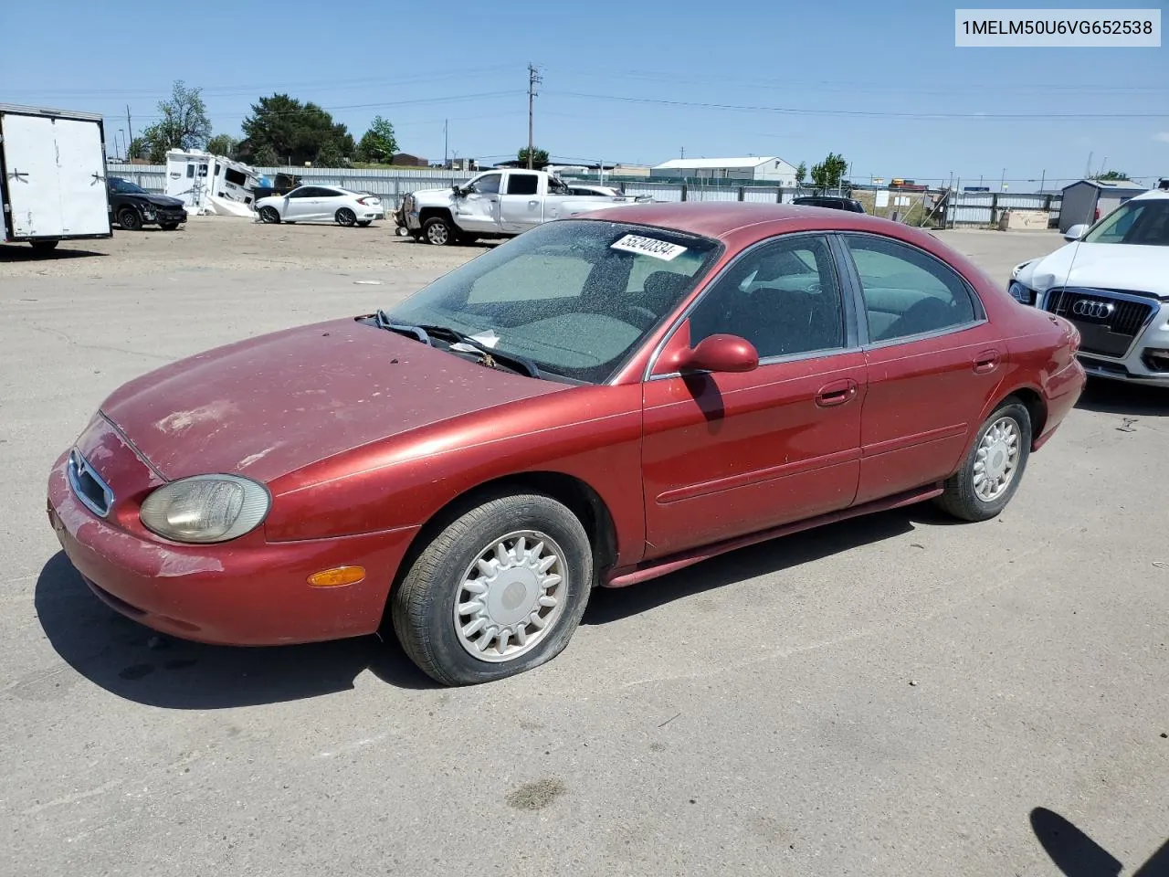 1997 Mercury Sable Gs VIN: 1MELM50U6VG652538 Lot: 73302644