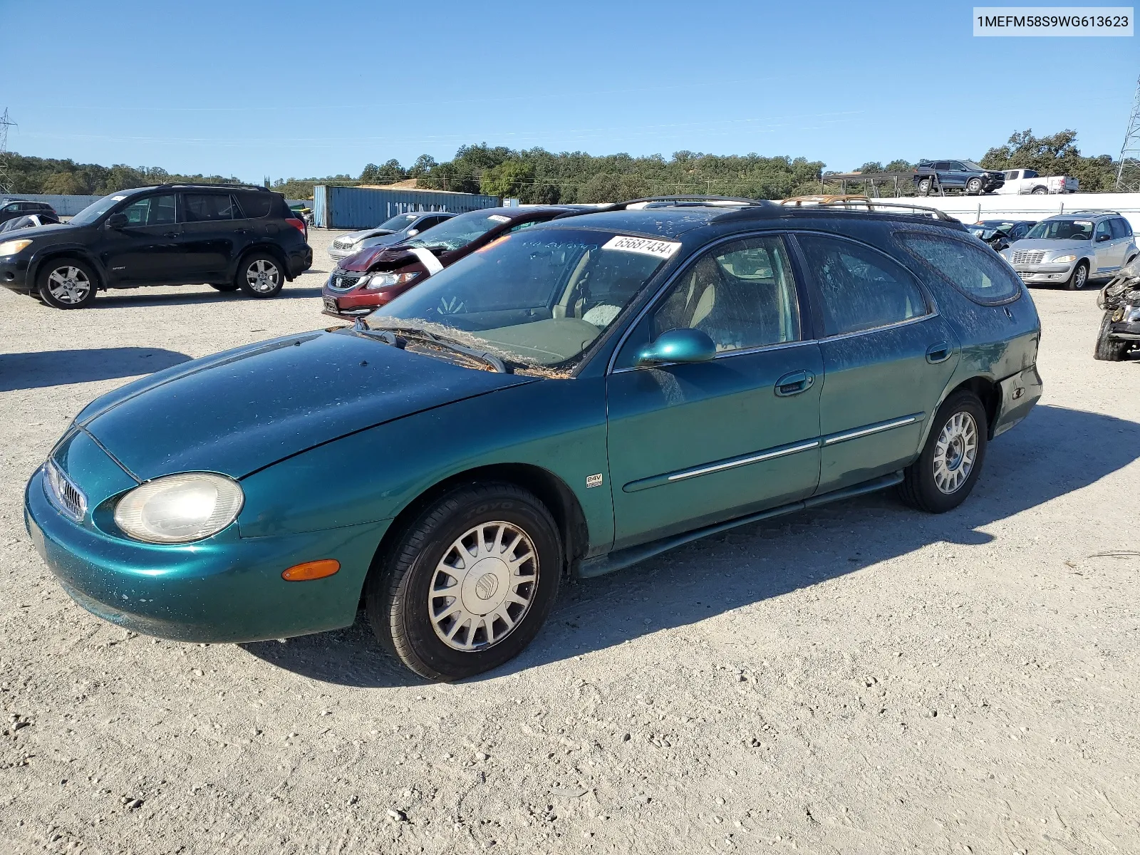 1998 Mercury Sable Ls Premium VIN: 1MEFM58S9WG613623 Lot: 65687434