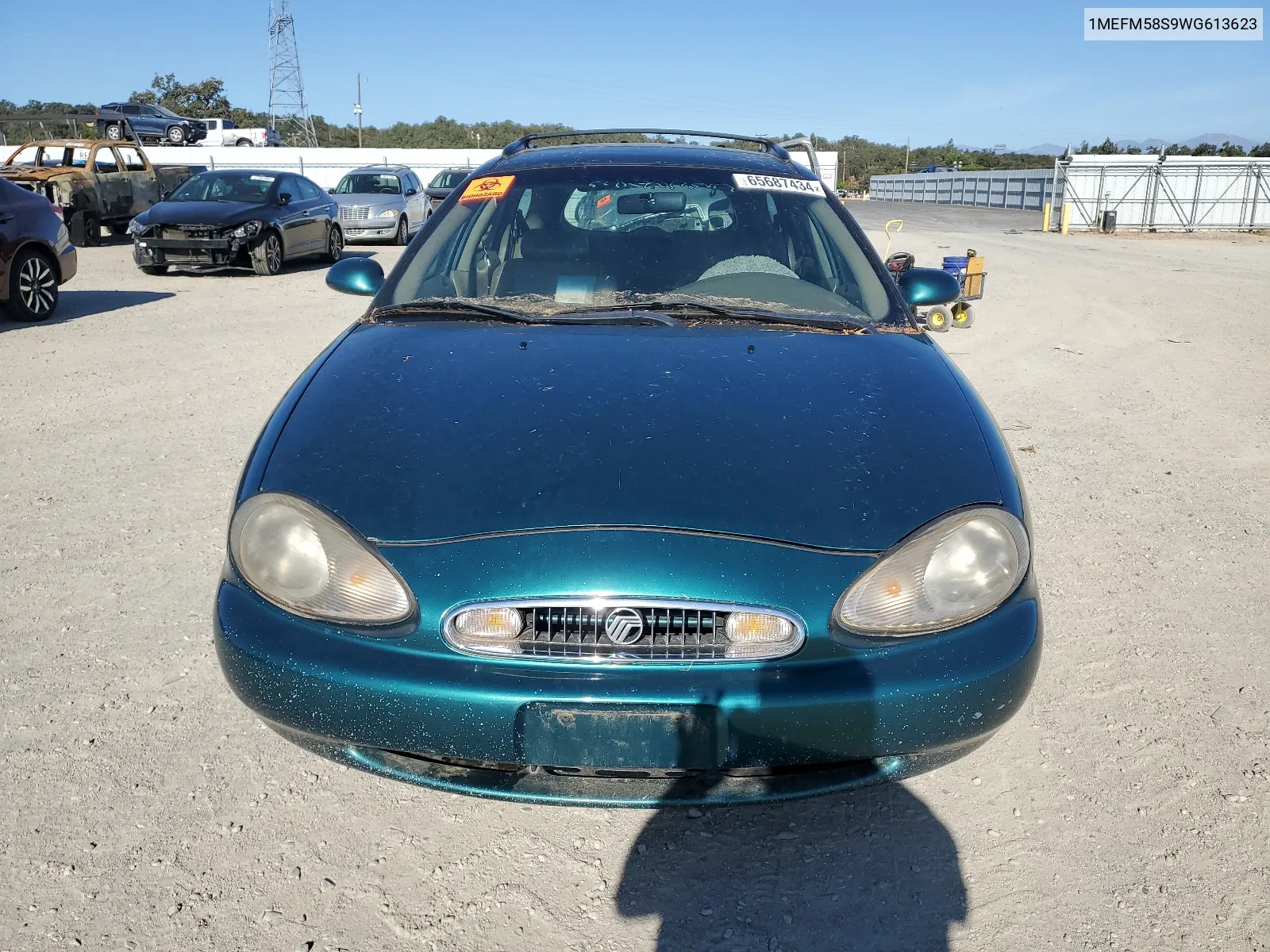 1998 Mercury Sable Ls Premium VIN: 1MEFM58S9WG613623 Lot: 65687434